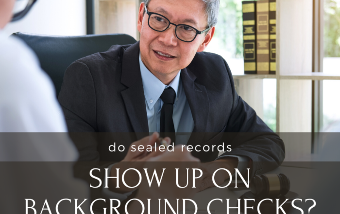 Do Sealed Records Show Up on Background Checks