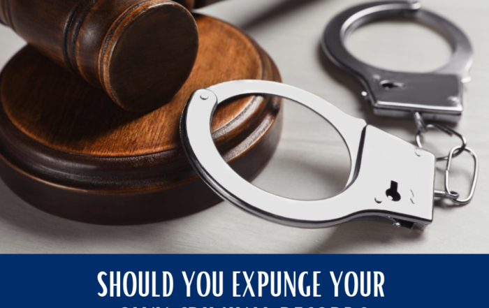 Should You Expunge Your Own Criminal Record